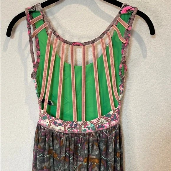 Maaji Anthropologie Maxi Dress Multicolor - Picture 3 of 5